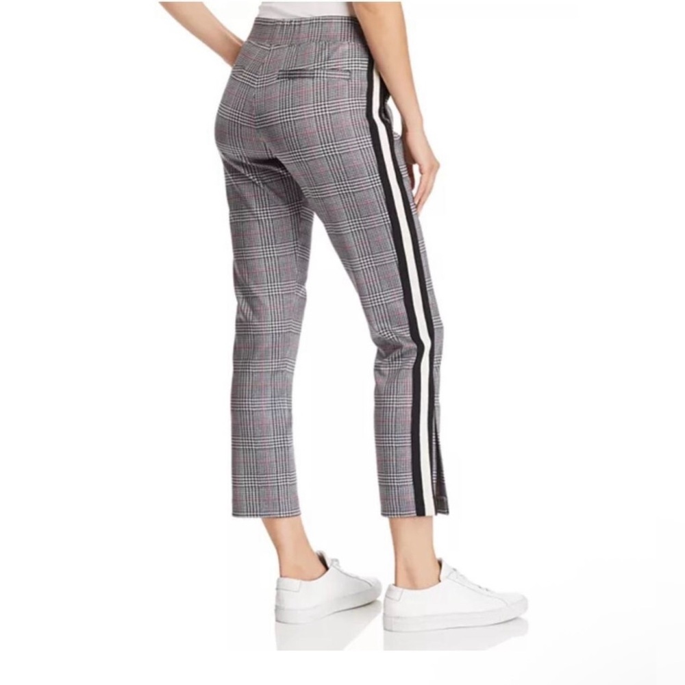 Women’s Pam & Gela Houndstooth Glen Plaid Side Stripe Track Pants Size (P) Small
